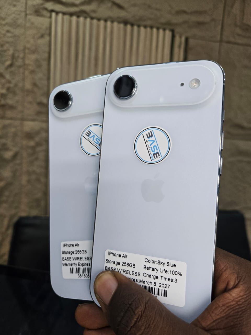 iPhone 17 Air (256GB, Sky Blue)