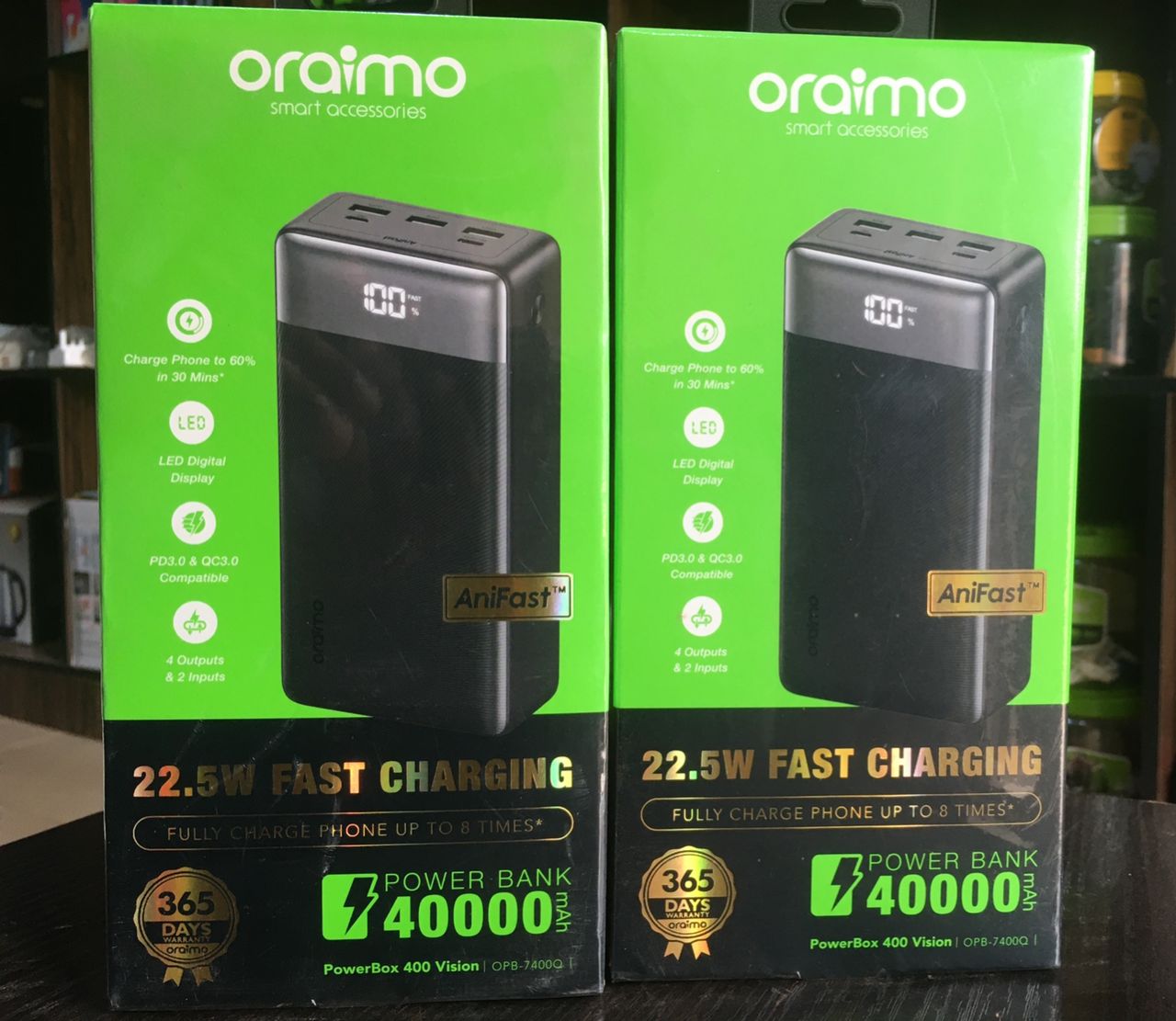 Oraimo PowerBox 400 (40,000mAh)